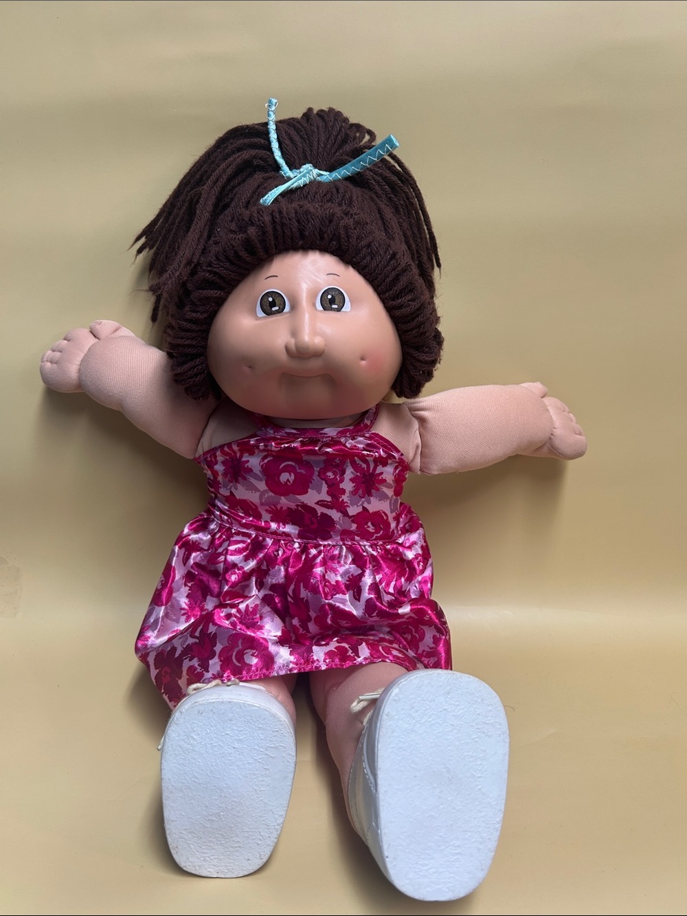 Vintage Cabbage Patch Kid Girl Brown Hair and Eyes 1978-1982